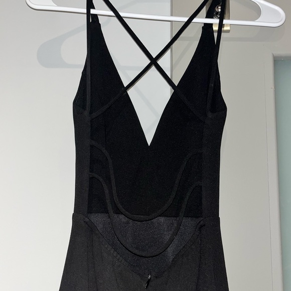 Lulus All this Allure Black Strappy Backless Mermaid Maxi Dress - Picture 7 of 7